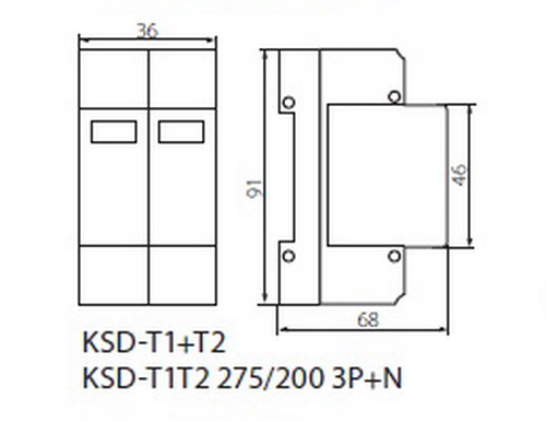 KSD-T1T2 275/200 3P+N