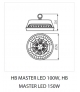 HB MASTER LED 100W  Oprawa przemysłowa wisząca  100W - 13000lm