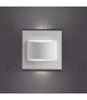 ERINUS LED LL W-WW Oprawa przyschodowa LED kwadratowa biała