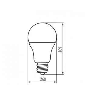 A60 N LED 10W E27-NW Źródło światła LED 10W -  1050 lm