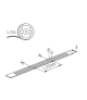 Taśma LED STRIP LCOB 12V 8W/M 12 IP00-WW barwa ciepła 5m