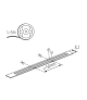 Taśma LED STRIP LCOB 24V 10W/M 24 IP65-NW barwa neutralna
