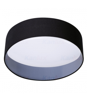 Plafoniera RIFA LED 17,5W NW B/W barwa neutralna czarna biała