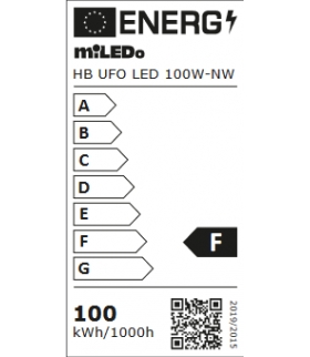 Oprawa LED high bay HB UFO LED 100W NW barwa neutralna - 10000lm