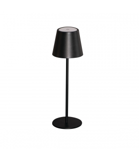 Lampa stołowa bezprzewodowa LED INITA IP54 B czarna