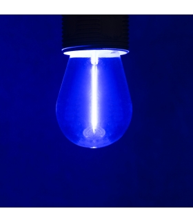 Źródło światła LED ST45 0,9W E27 BL barwa niebieska