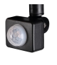 Naświetlacz LED z czujnikiem ruchu ANTEM 30W IP44 czarny barwa neutralna  - 2400lm