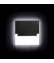 Oprawa przyschodowa z czujnikiem ruchu SABIK LED 12V PIR kwadratowa czarna barwa ciepła