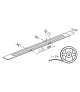 Taśma LED STRIP LCOB 10W/M 12V IP00 NW barwa neutralna 5m