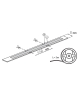 Taśma LED STRIP LCOB 10W/M 24V IP00 WW barwa ciepła 5m
