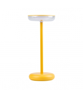 Lampa stołowa bezprzewodowa LED FLUXY IP44 Y żółta