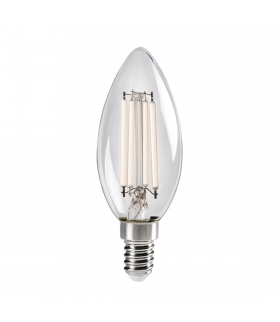 Źródło światła LED XLED W C35 E14 4,5W WW barwa ciepła biały filament - 470lm