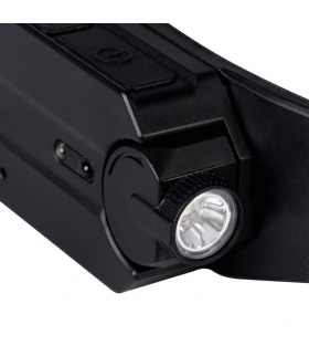 Latarka czołowa LED MAXIL ACCU IP44 czarna ładowana przez USB