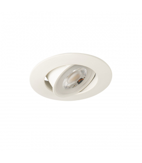 Oprawa typu downlight FIZU 4,8W WW W biała barwa ciepła