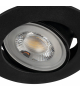 Oprawa typu downlight FIZU 4,8W NW B czarna barwa neutralna