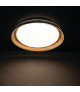 Plafoniera LED NIFU LED 17,8W NW W/BR barwa neutralna biała złoty dąb