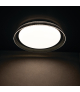 Plafoniera LED NIFU LED 17,8W NW W/B barwa neutralna biała czarna