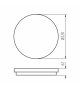 Plafoniera LED STIVI 10W-NW-O-SE IP65 okrągła barwa neutralna z czujnikiem ruchu - 1200lm