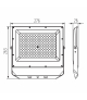 Naświetlacz LED ACETE 100W CCT GR IP65 szary zmienna barwa świecenia