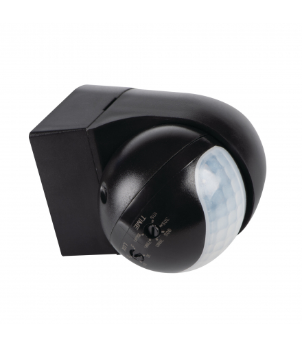Czujnik ruchu ALER MINI-B czarny IP44