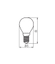 Źródło światła LED XLED EX G45 3,8W E14 NW barwa neutralna - 806lm