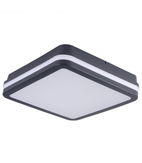 Plafoniera LED BENO 24-30W CCT L G IP65 grafitowa kwadratowa - 5 lat gwarancji