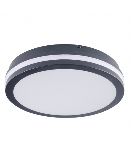Plafoniera LED BENO 24-30W CCT O G IP65 grafitowa okrągła - 5 lat gwarancji