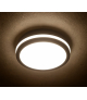 Plafoniera LED BENO 12-18W CCT O W IP65 grafitowa okrągła - 5 lat gwarancji