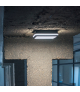 Plafoniera LED BENO 12-18W CCT L SEG IP65 grafitowa z czujnikiem ruchu kwadratowa - 5 lat gwarancji