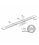 Taśma LED STRIP LCOB 8W/M 12V IP00 NW barwa neutralna 50m