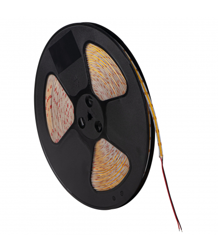 Taśma LED STRIP LCOB 10W/M 24V IP00 WW barwa ciepła 50m