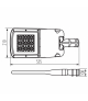 Oprawa oświetleniowa LED PRO-S Zhaga 20W-ZH NW barwa neutralna szara - 3120 lm