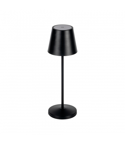 Lampa stołowa bezprzewodowa LED ze stacją dokującą INITA IP54 CB B czarna