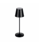 Lampa stołowa bezprzewodowa LED ze stacją dokującą INITA IP54 CB B czarna