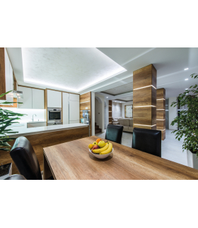 Taśma LED STRIP LCOB 12V 8W/M IP65 CW barwa zimna 5m