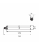 Oprawa liniowa LED TP SLIM N 40W NW 1240mm - 4800lm