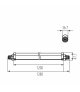 Oprawa liniowa LED TP SLIM TW N 40W NW 1280mm - 4800lm