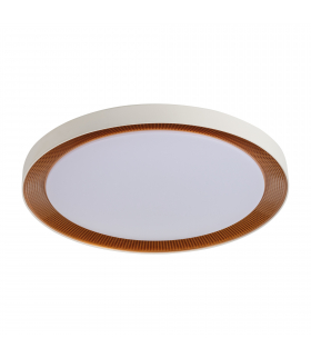 Plafoniera ANBAR LED 37W CCT BR Night Light zmienna barwa świecenia pilot biała brązowa