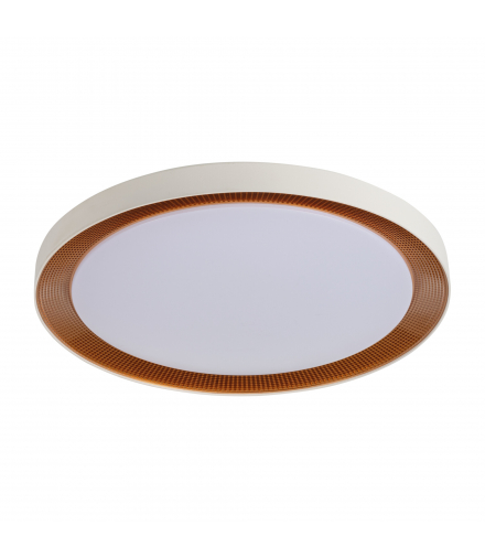 Plafoniera ANBAR LED 37W CCT BR Night Light zmienna barwa świecenia pilot biała brązowa