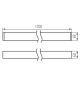 Oprawa liniowa LED ALD-LL-NW-MAT-W-NT 33W 1700mm biała - 4550lm
