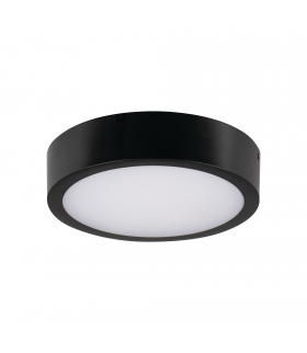 Plafoniera LED DABER 8-13W CCT B IP66 okrągła czarna zmienna barwa świecenia