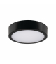 Plafoniera LED DABER 8-13W CCT B IP66 okrągła czarna zmienna barwa świecenia
