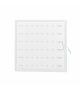 Panel LED podtynkowy bez zasilacza BLINGO UHRA 95 60 NW barwa neutralna max 40W