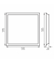 Panel LED podtynkowy bez zasilacza BLINGO UHRA 95 60 NW barwa neutralna max 40W