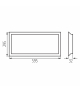 Panel LED podtynkowy bez zasilacza w komplecie BLINGO UIP 125LM 30 NW IP54 barwa neutralna max 24W