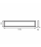 Panel LED natynkowy BLINGO U SR 34W 120 NW barwa neutralna - 4080lm