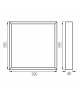 Panel LED natynkowy BLINGO AIO SRM 40W 60 zmienna barwa świecenia