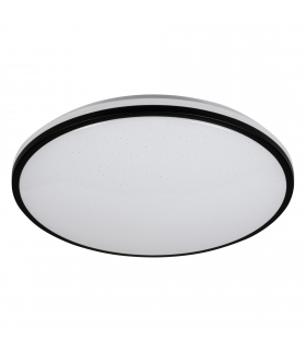 Plafoniera LED z pilotem ARVOS N LED 37W CCT B ściemnialna zmienna barwa światła czarna