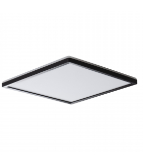 Plafoniera LED AZPO 22W CCT L B IP54 kwadratowa czarna zmienna barwa świecenia