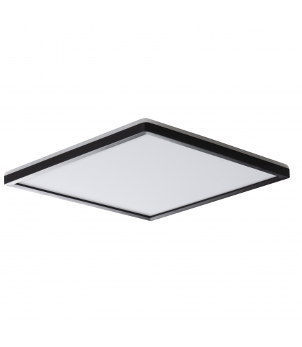 Plafoniera LED AZPO 22W CCT L B IP54 kwadratowa czarna zmienna barwa świecenia